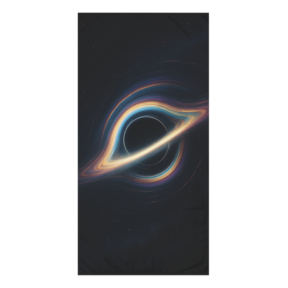 Prismatic Gravity Lens Bloom designer printed towels