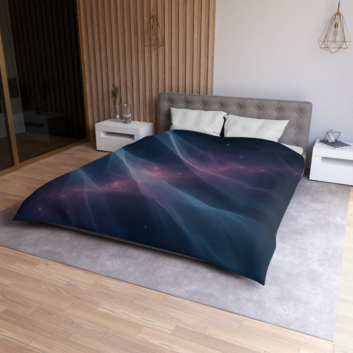 Prismatic Ion Veil Drift stylish duvet covers