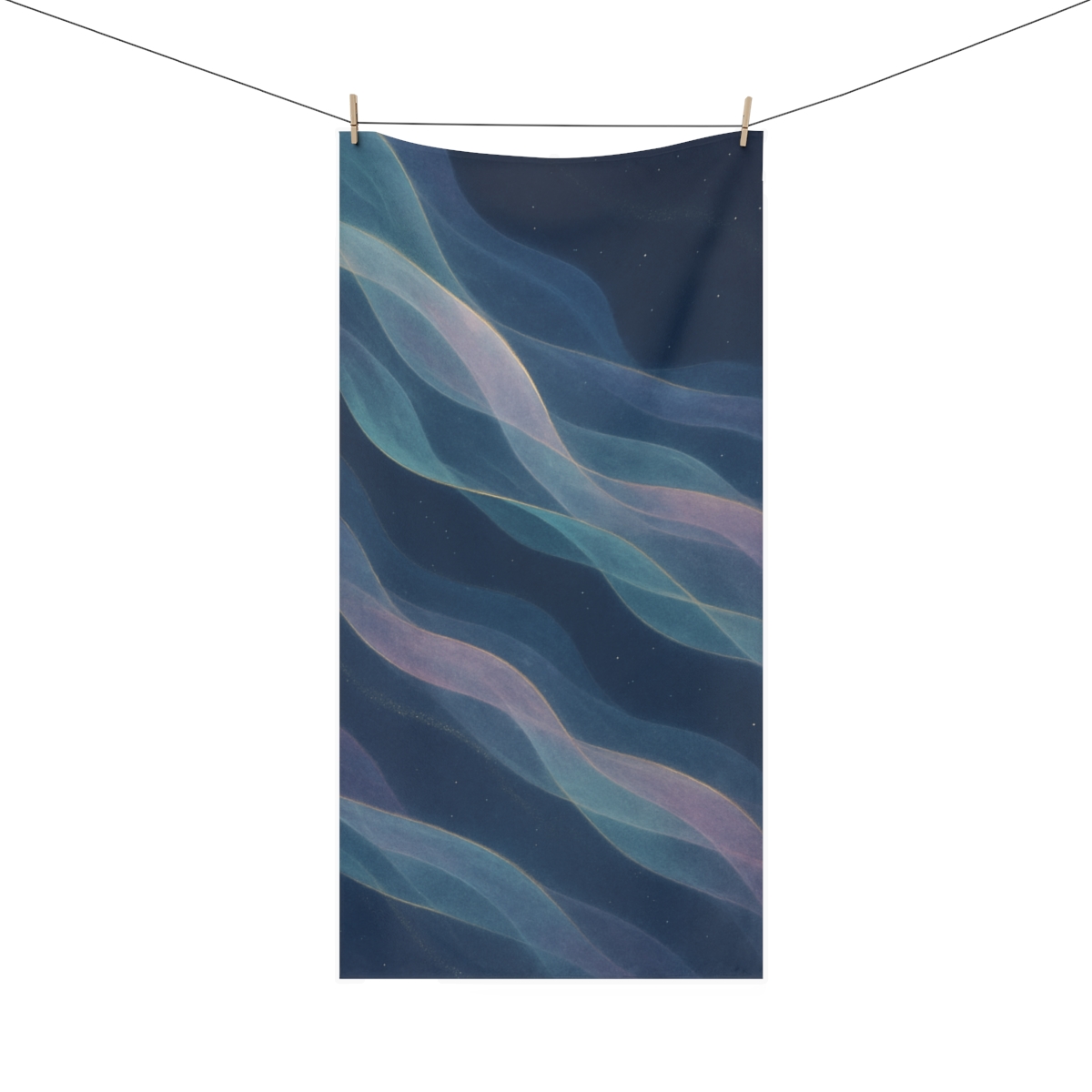 Prismatic Ion Veil Drift personalized bath towels