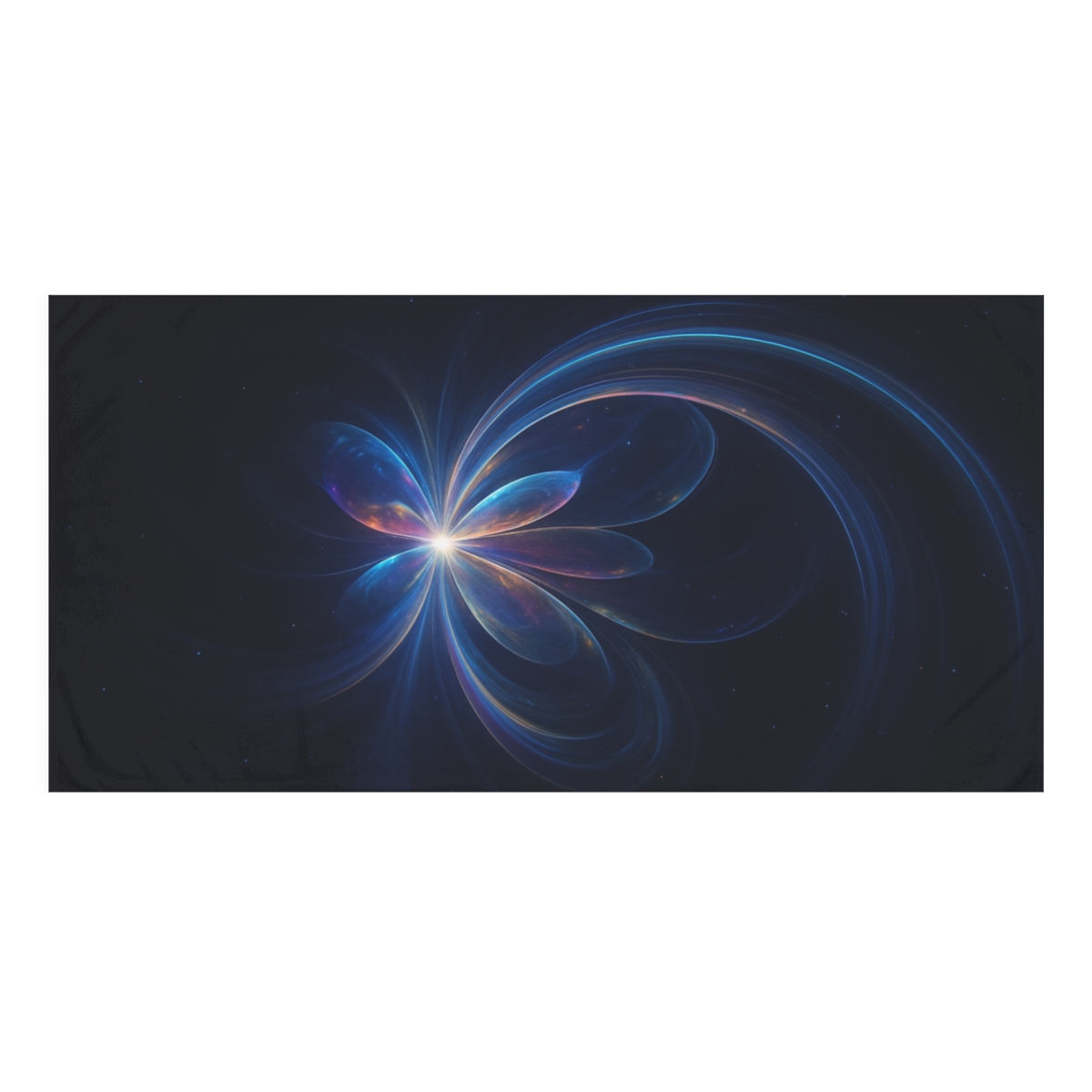 Prismatic Lensing Bloom unique gift towels