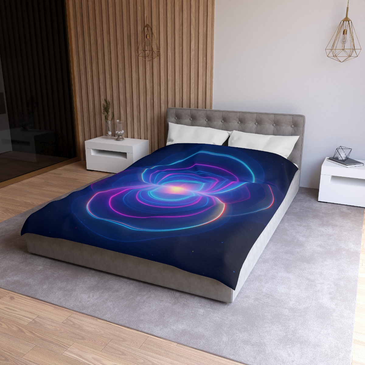 Prismatic Lensing Bloom duvets for gifts