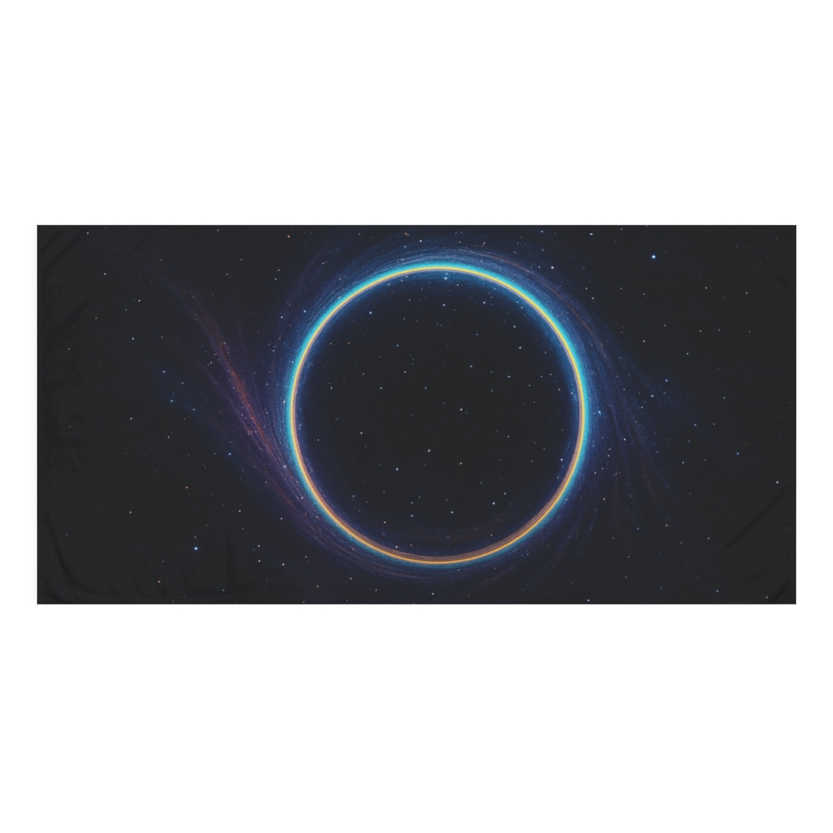 Prismatic Lensing Halo soft cotton towels