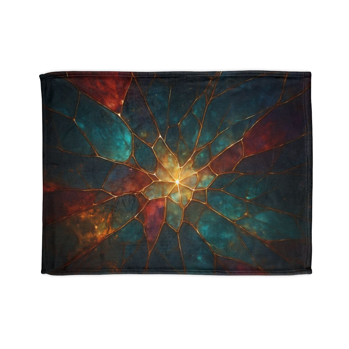 Prismatic Nebula Glasswork unique gift blanketscustom blankets