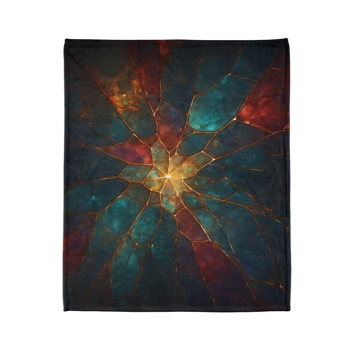 Prismatic Nebula Glasswork unique gift blanketscustom blankets