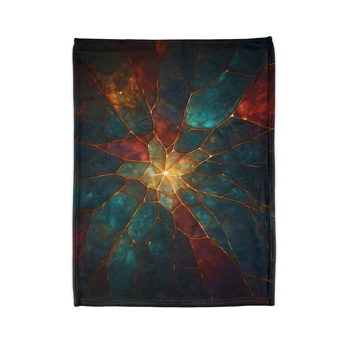 Prismatic Nebula Glasswork unique gift blanketscustom blankets