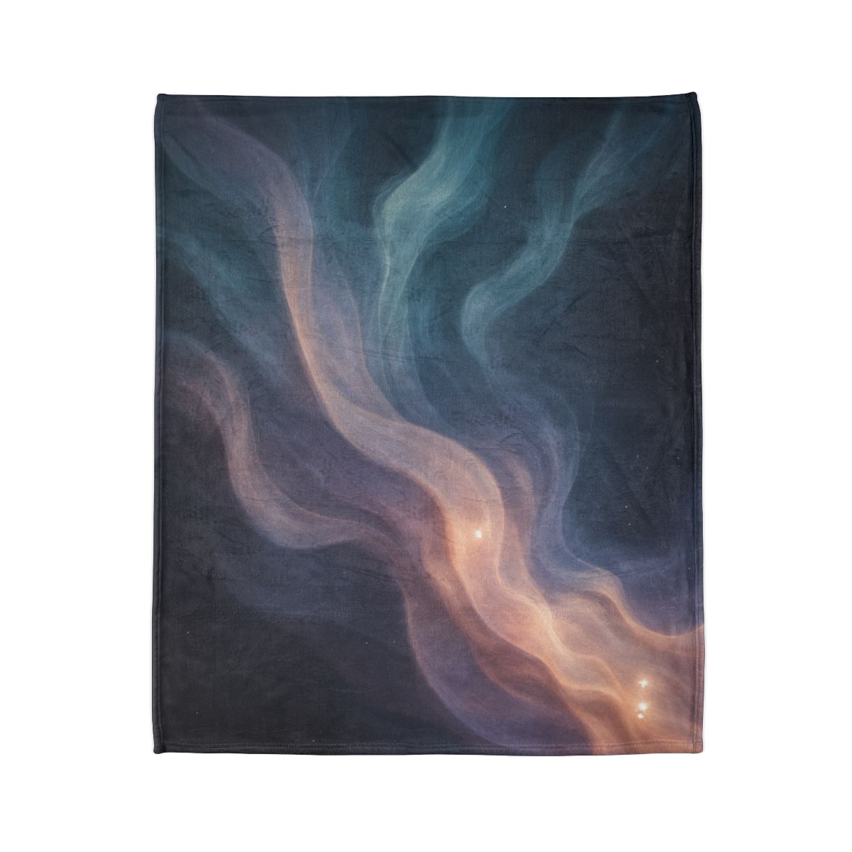 Prismatic Nebula Silk Drift soft fleece blankets