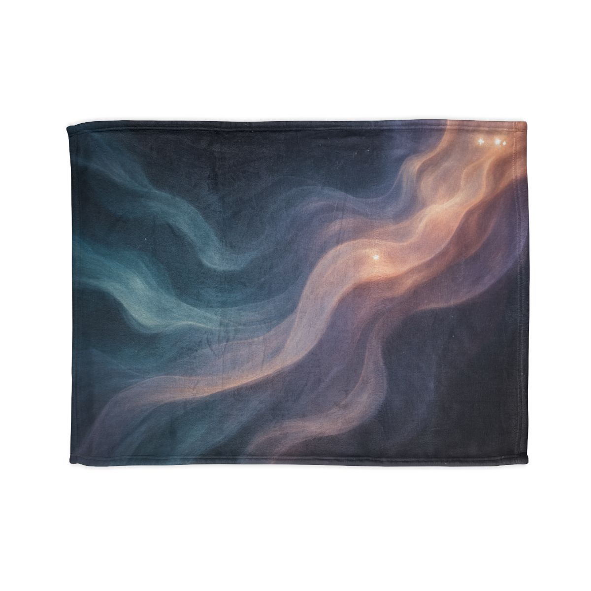 Prismatic Nebula Silk Drift soft fleece blankets