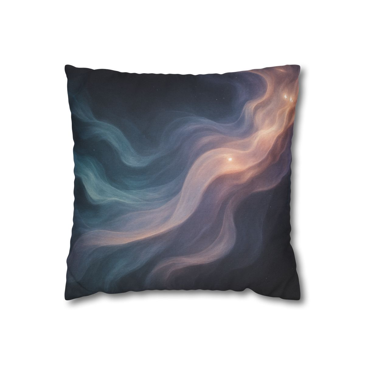 Prismatic Nebula Silk Drift personalized pillow covers