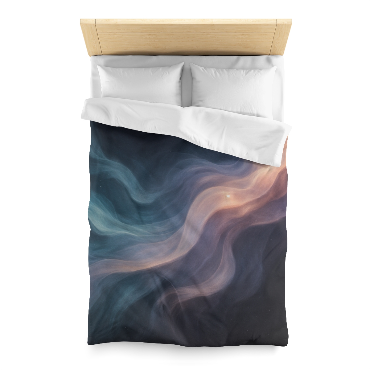 Prismatic Nebula Silk Drift personalized bedding duvets
