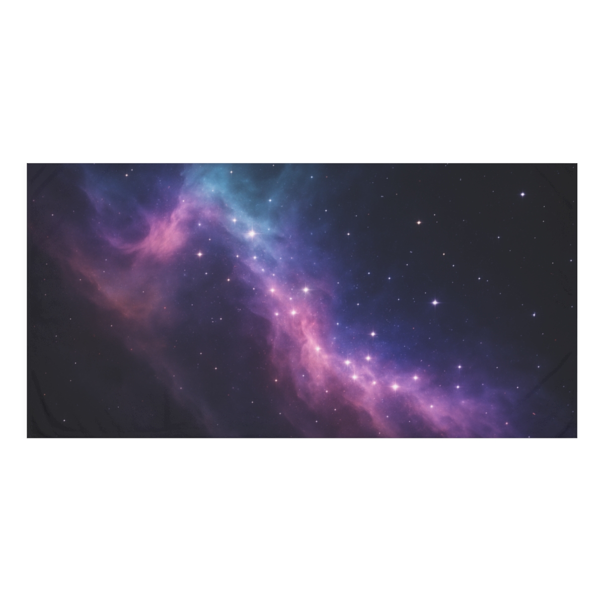 Prismatic Nebula Tidal Bloom soft cotton towels