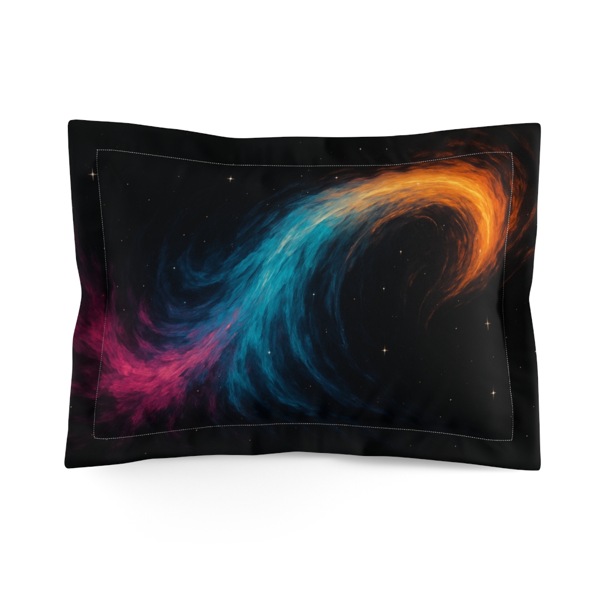 Prismatic Nebula Tidal Surge designer printed pillows