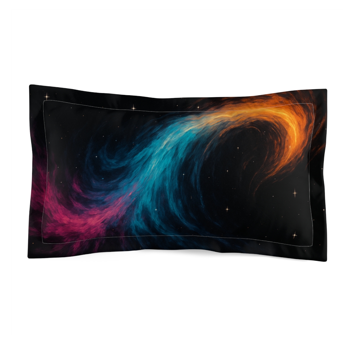 Prismatic Nebula Tidal Surge designer printed pillows