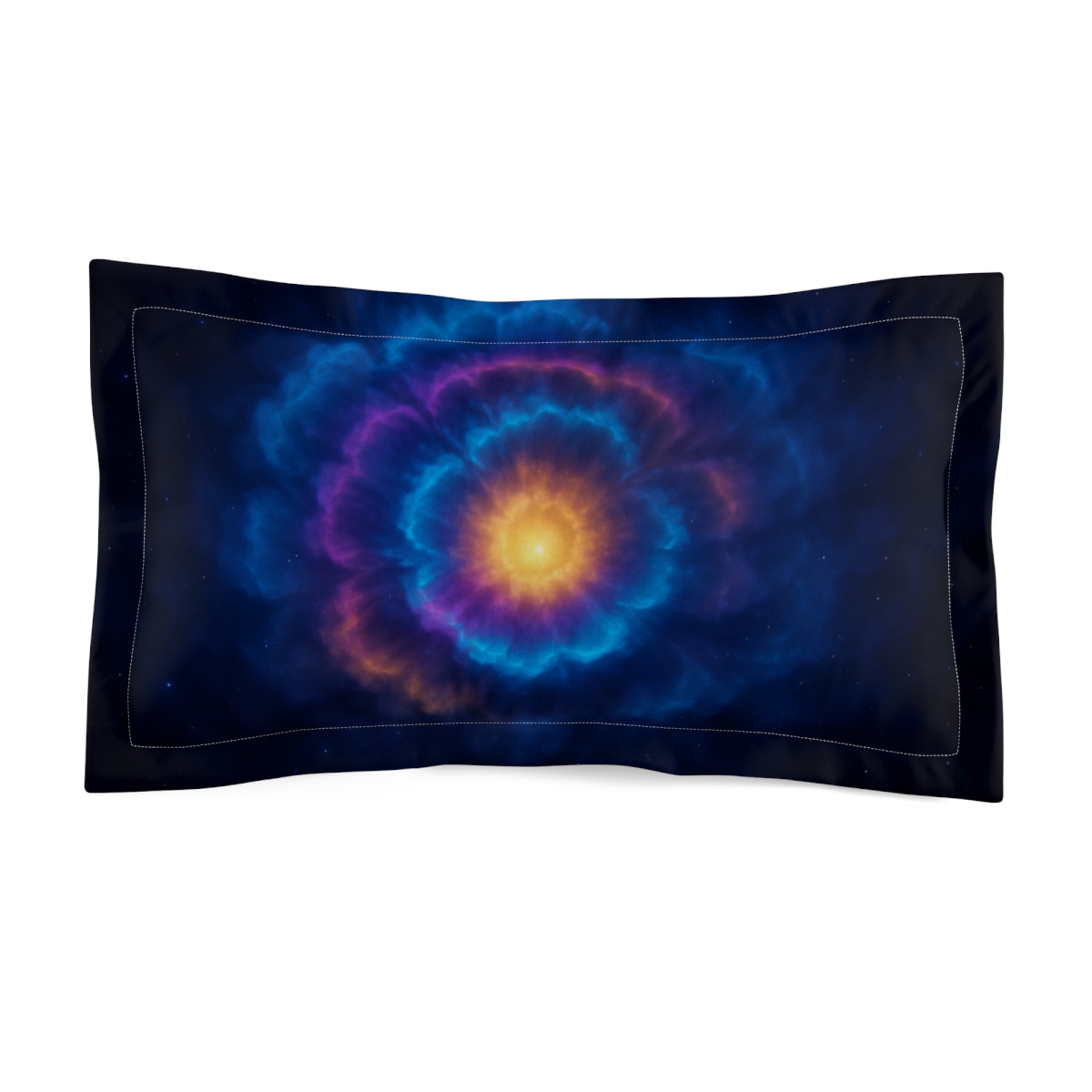 Prismatic Shockwave Bloom designer printed pillows