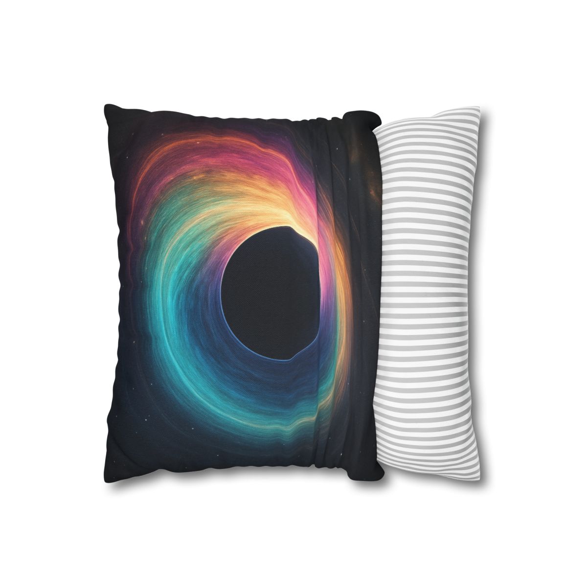 Prismatic Singularity Bloom personalized pillow covers