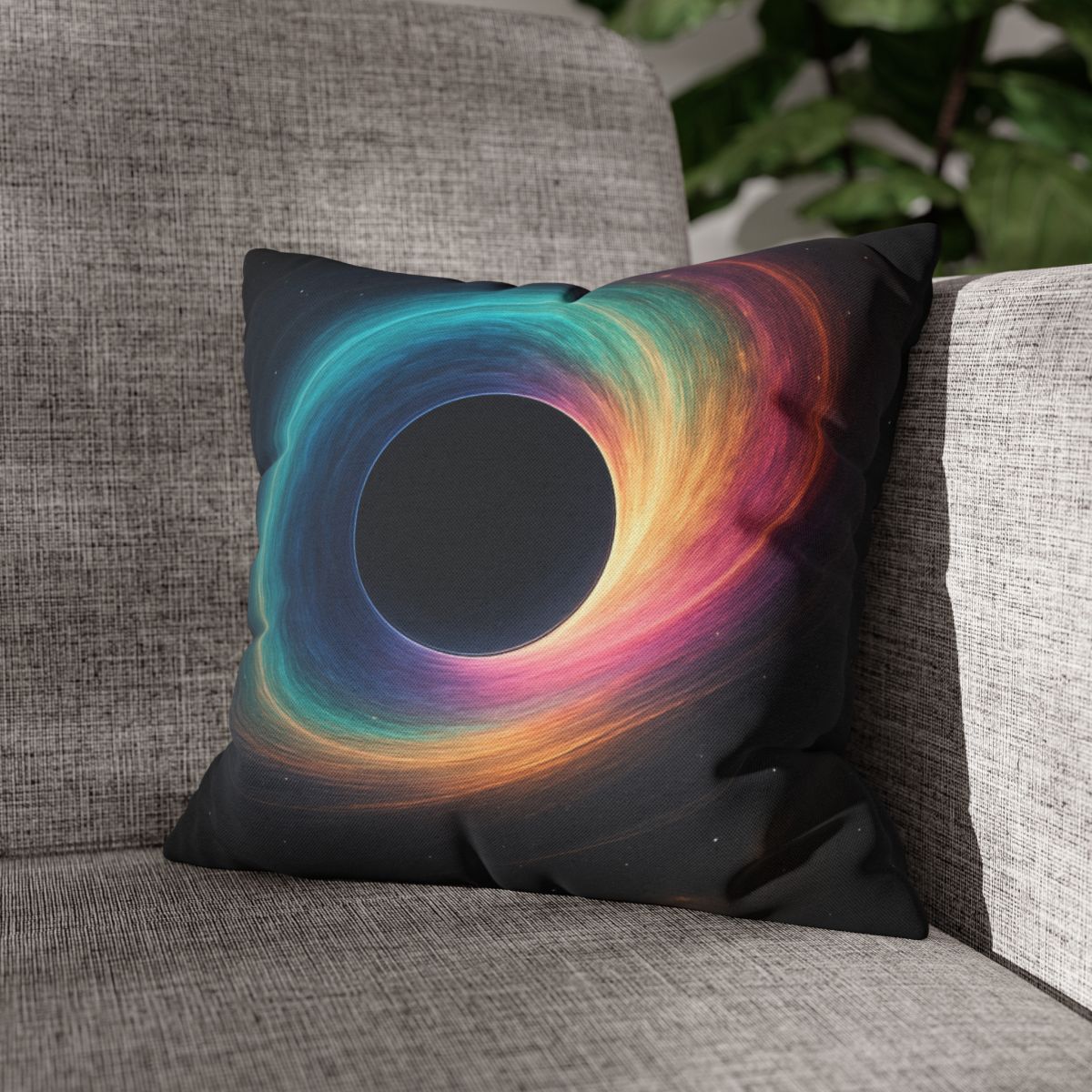 Prismatic Singularity Bloom personalized pillow covers