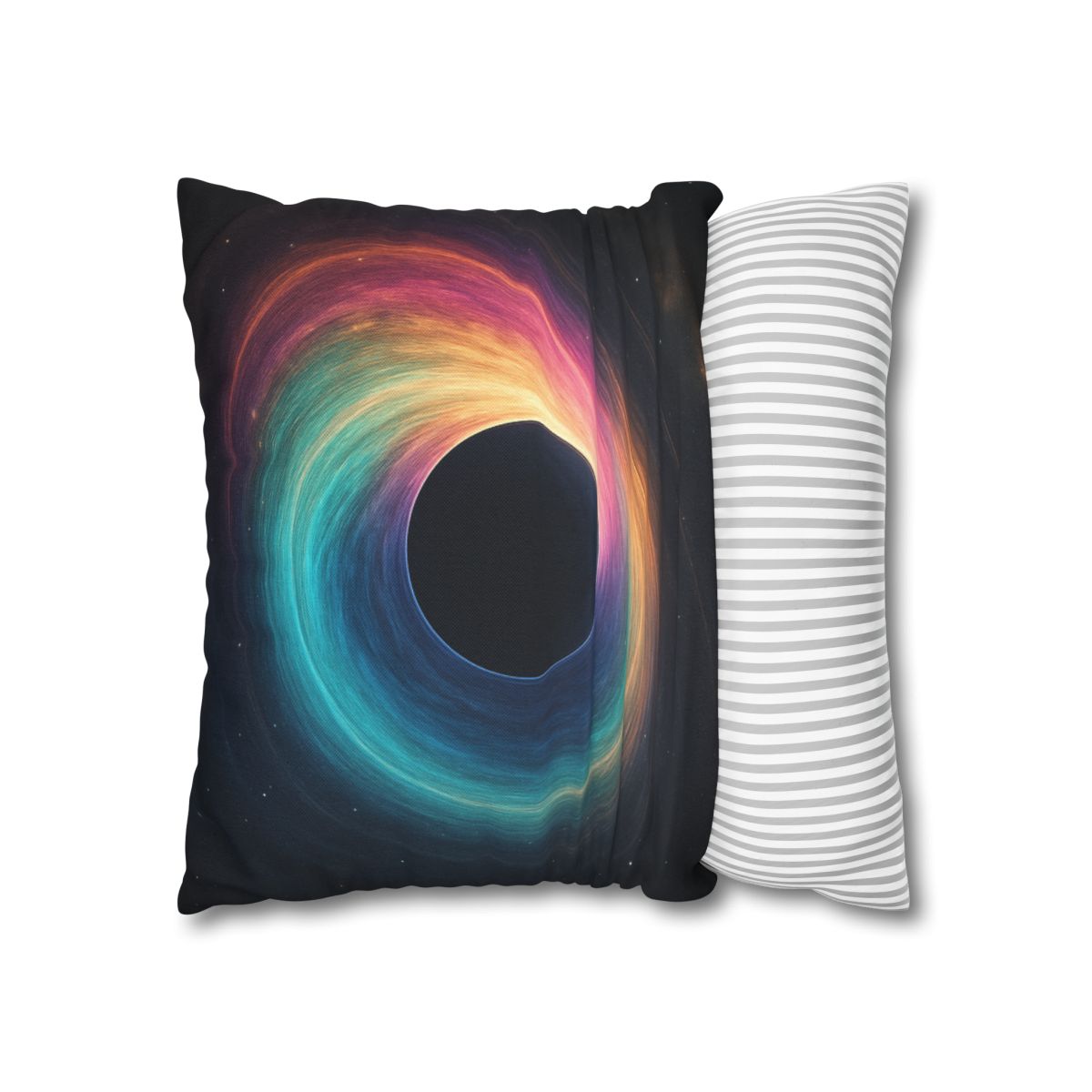 Prismatic Singularity Bloom personalized pillow covers