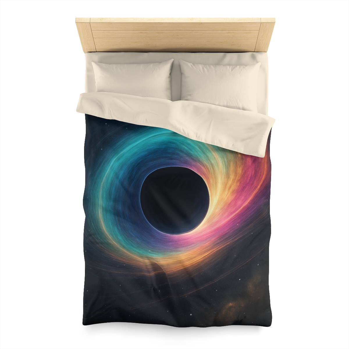 Prismatic Singularity Bloom personalized bedding duvets