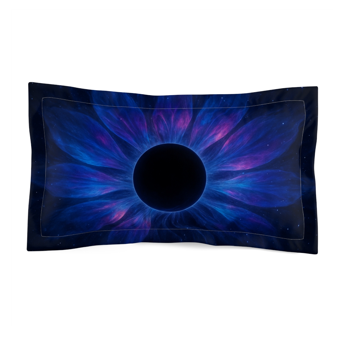 Prismatic Singularity Bloom stylish throw pillows