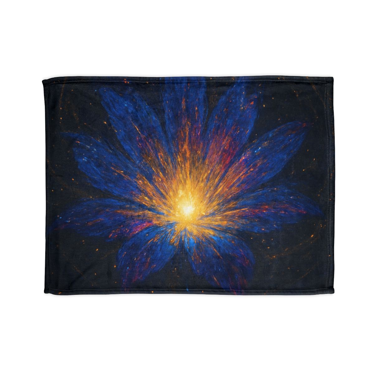 Prismatic Starforge Bloom designer printed blankets