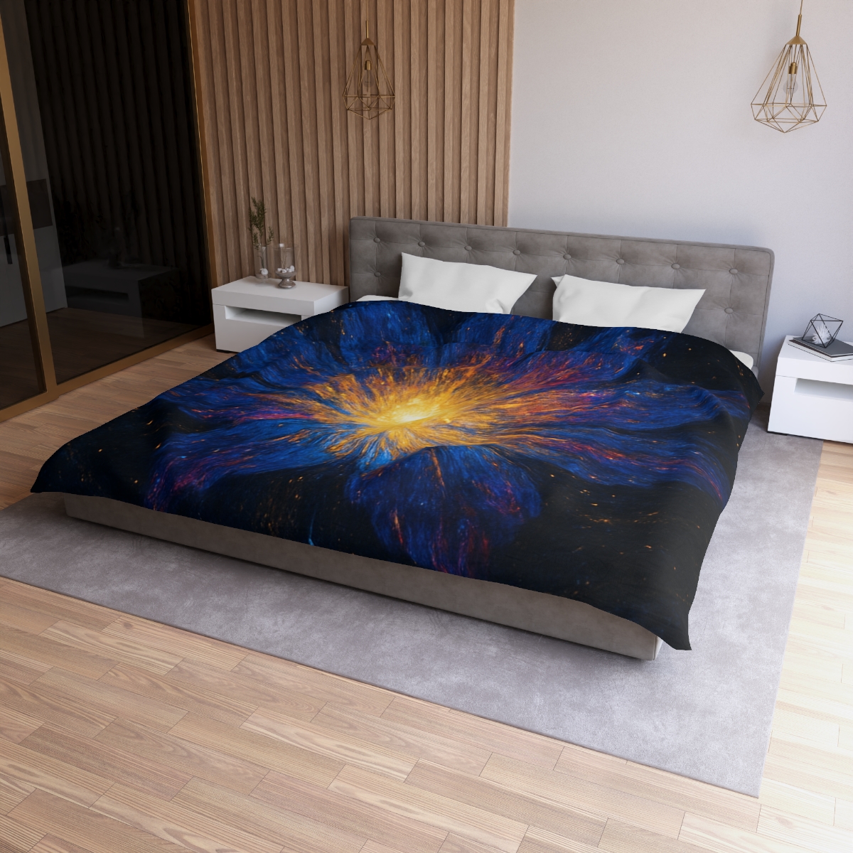 Prismatic Starforge Bloom trendy bedroom duvets