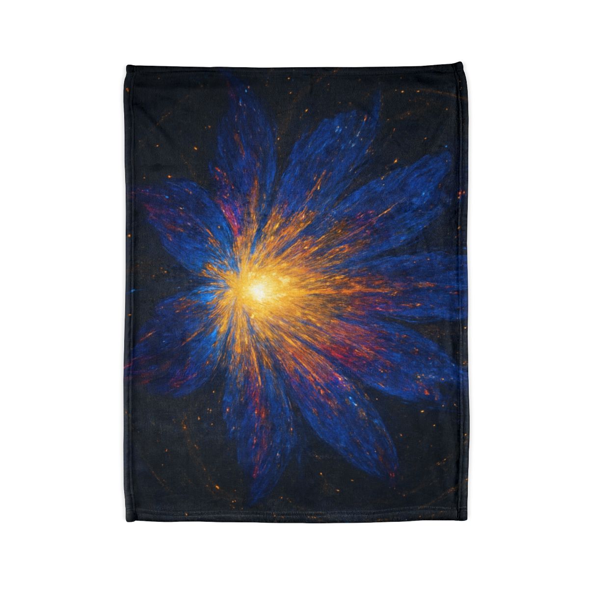Prismatic Starforge Bloom designer printed blankets
