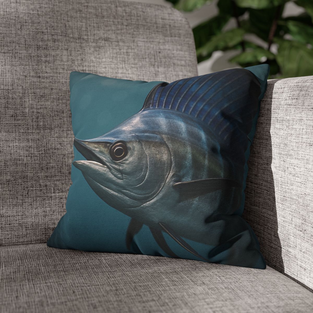 Prismatic Surge Sailfish designer print pillow cases