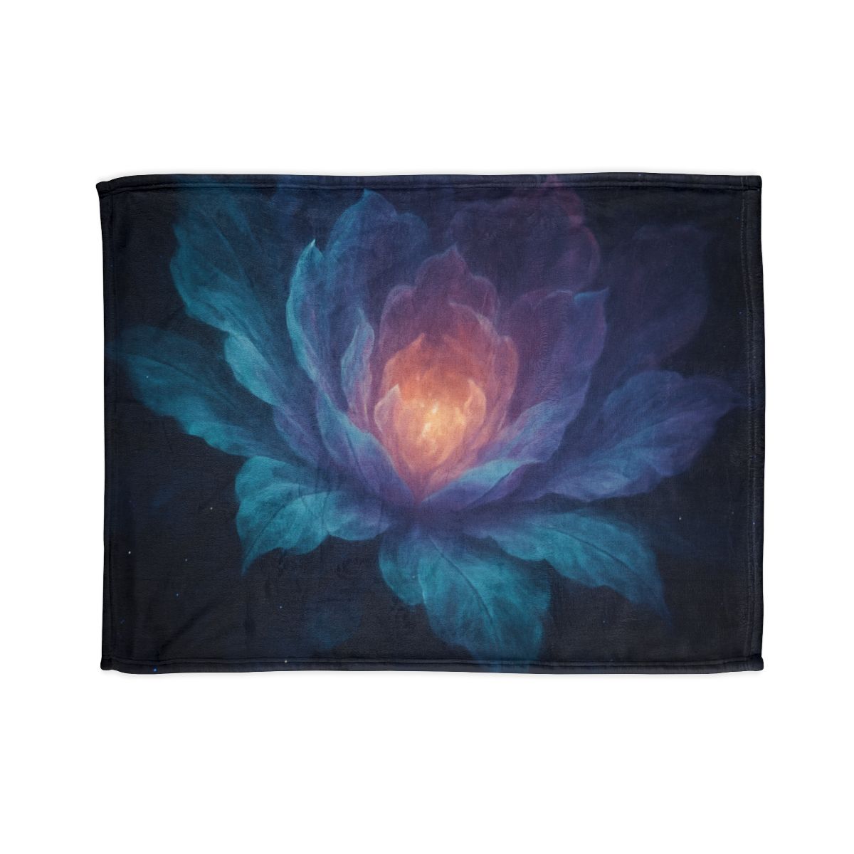 Prismatic Void Bloom trendy patterned blankets