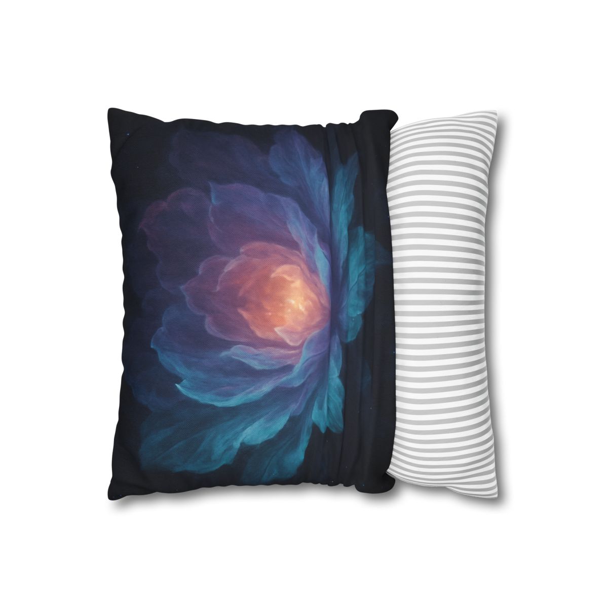 Prismatic Void Bloom comfortable bedding pillow covers