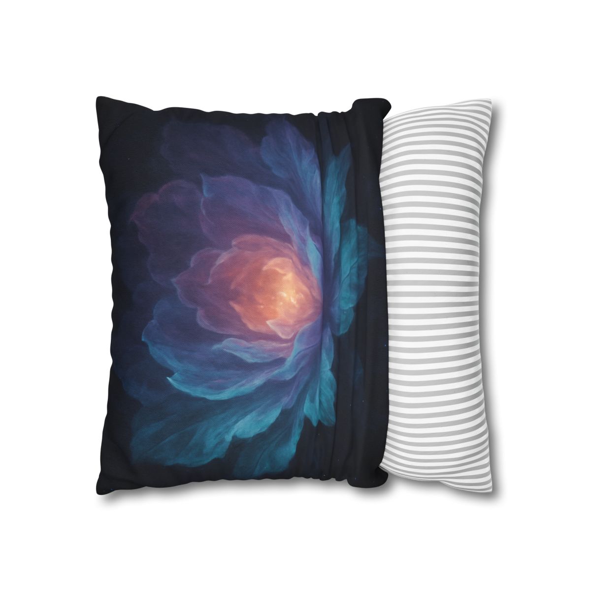 Prismatic Void Bloom comfortable bedding pillow covers
