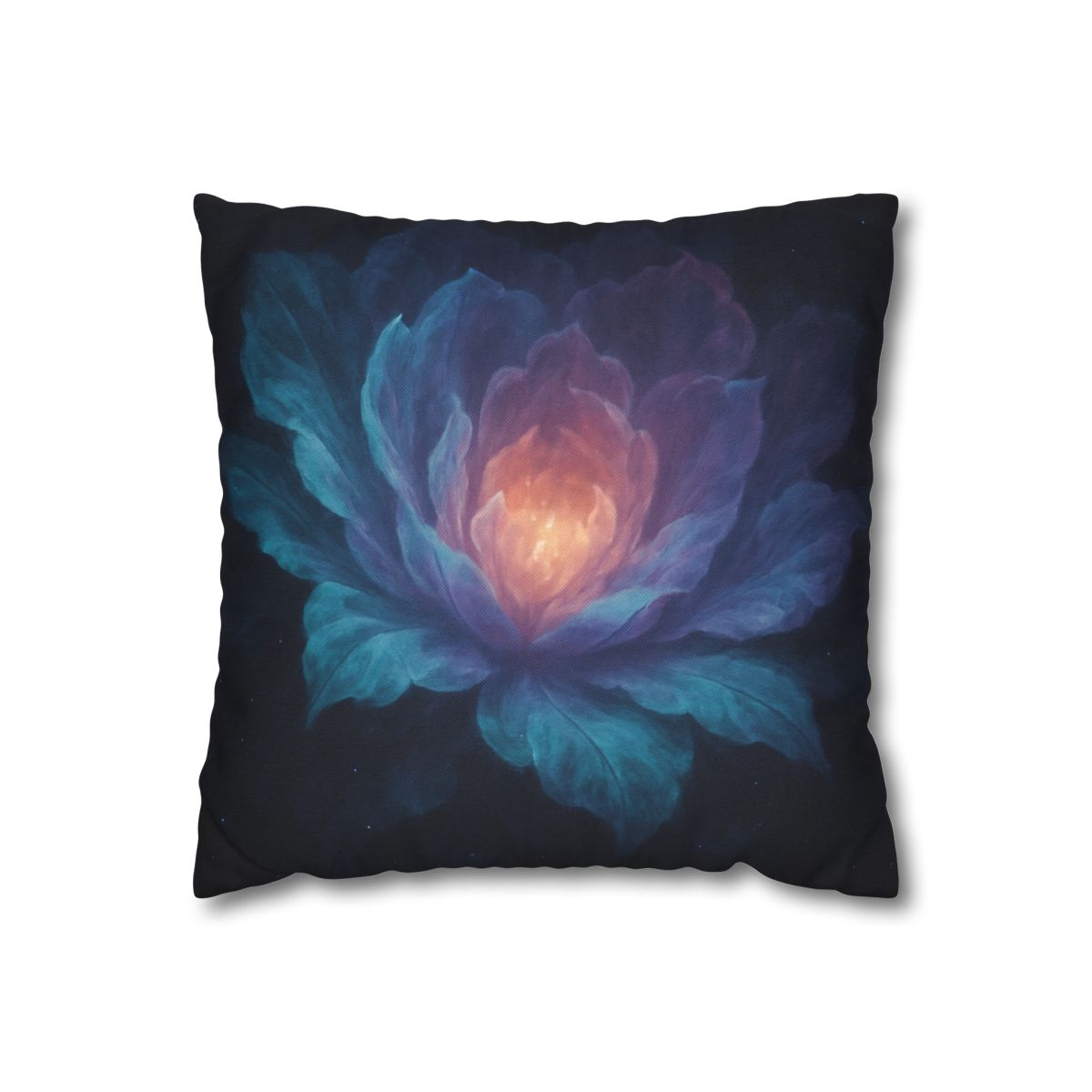 Prismatic Void Bloom comfortable bedding pillow covers
