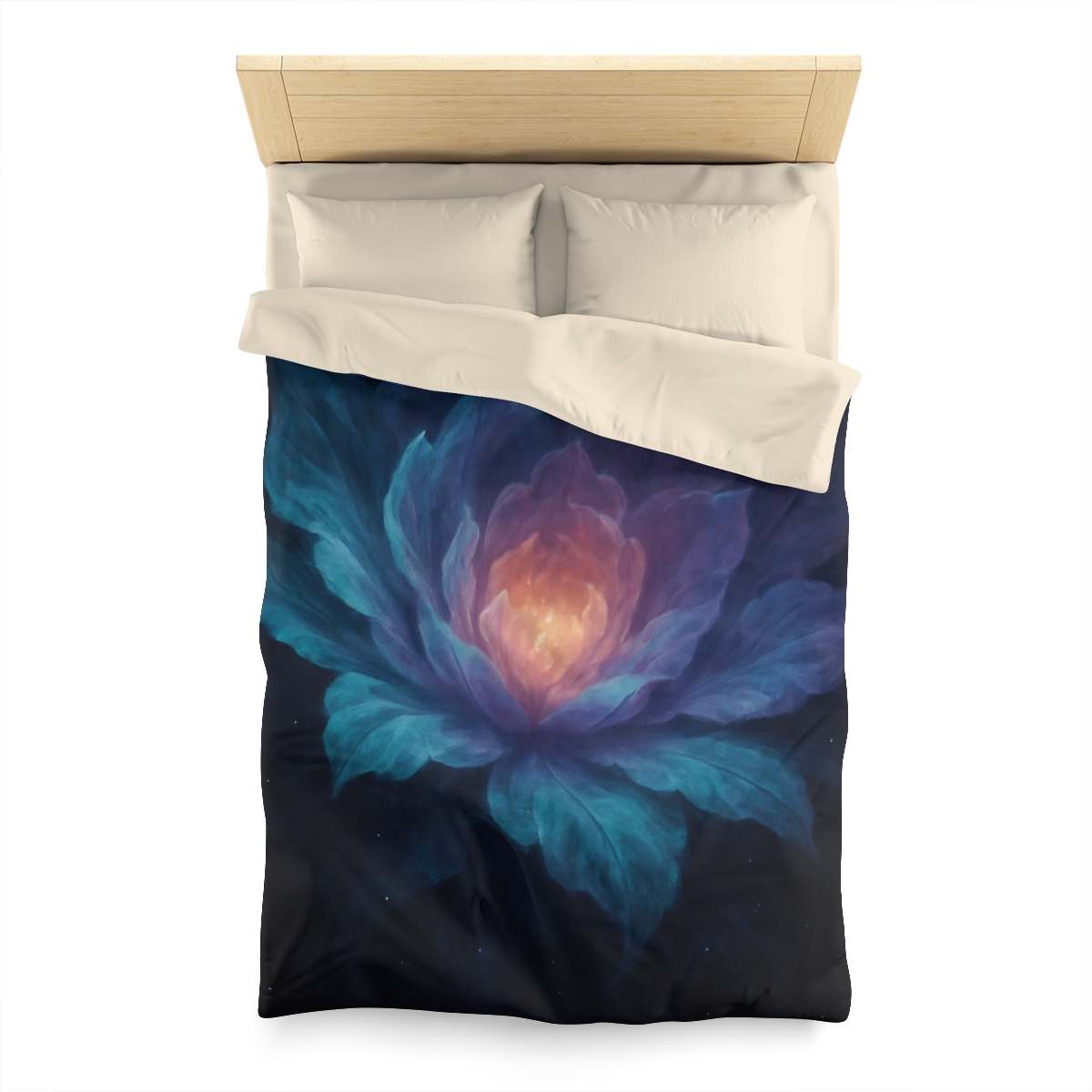 Prismatic Void Bloom custom duvets