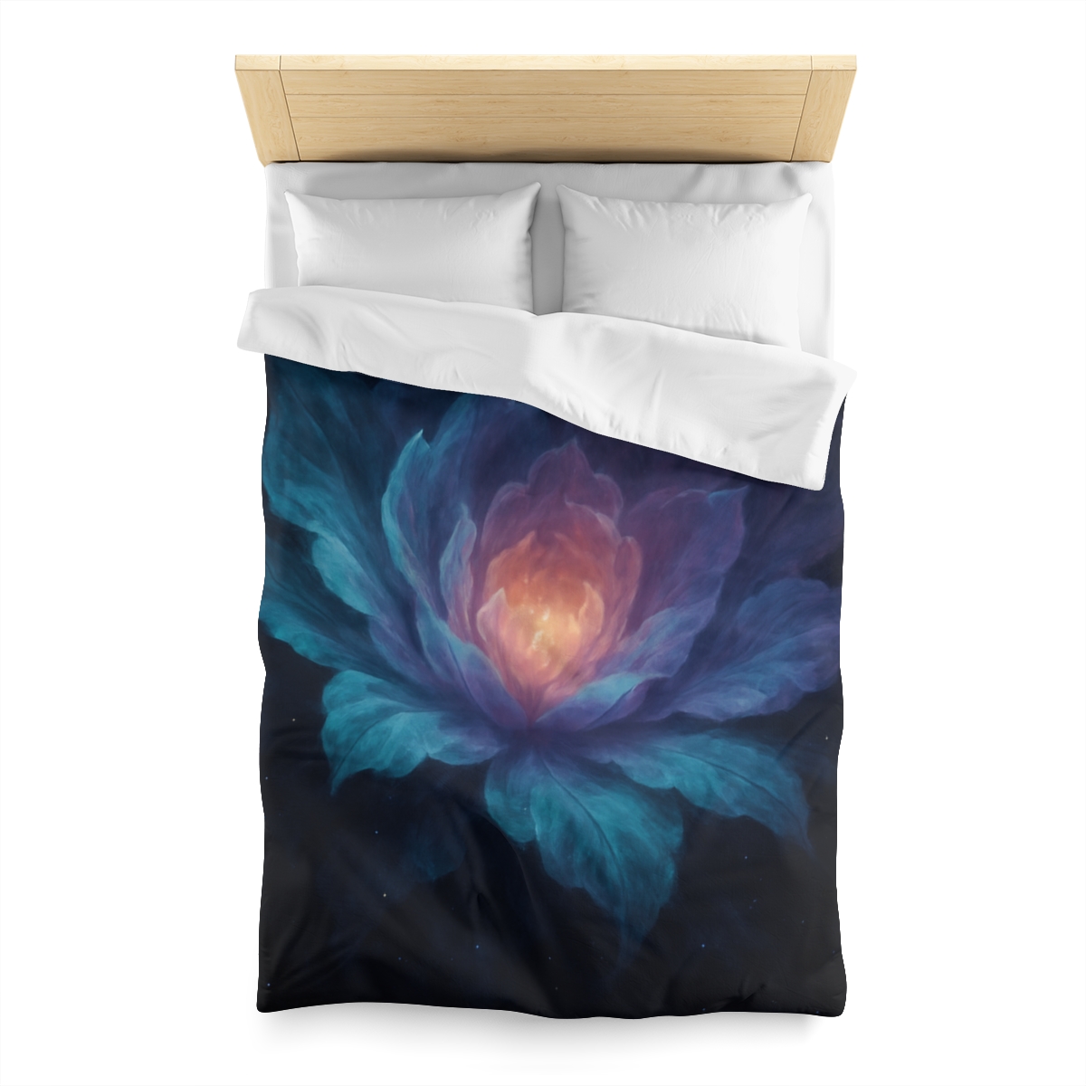 Prismatic Void Bloom custom duvets