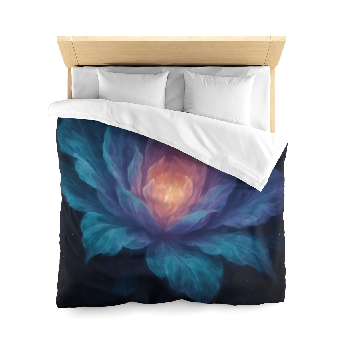 Prismatic Void Bloom custom duvets