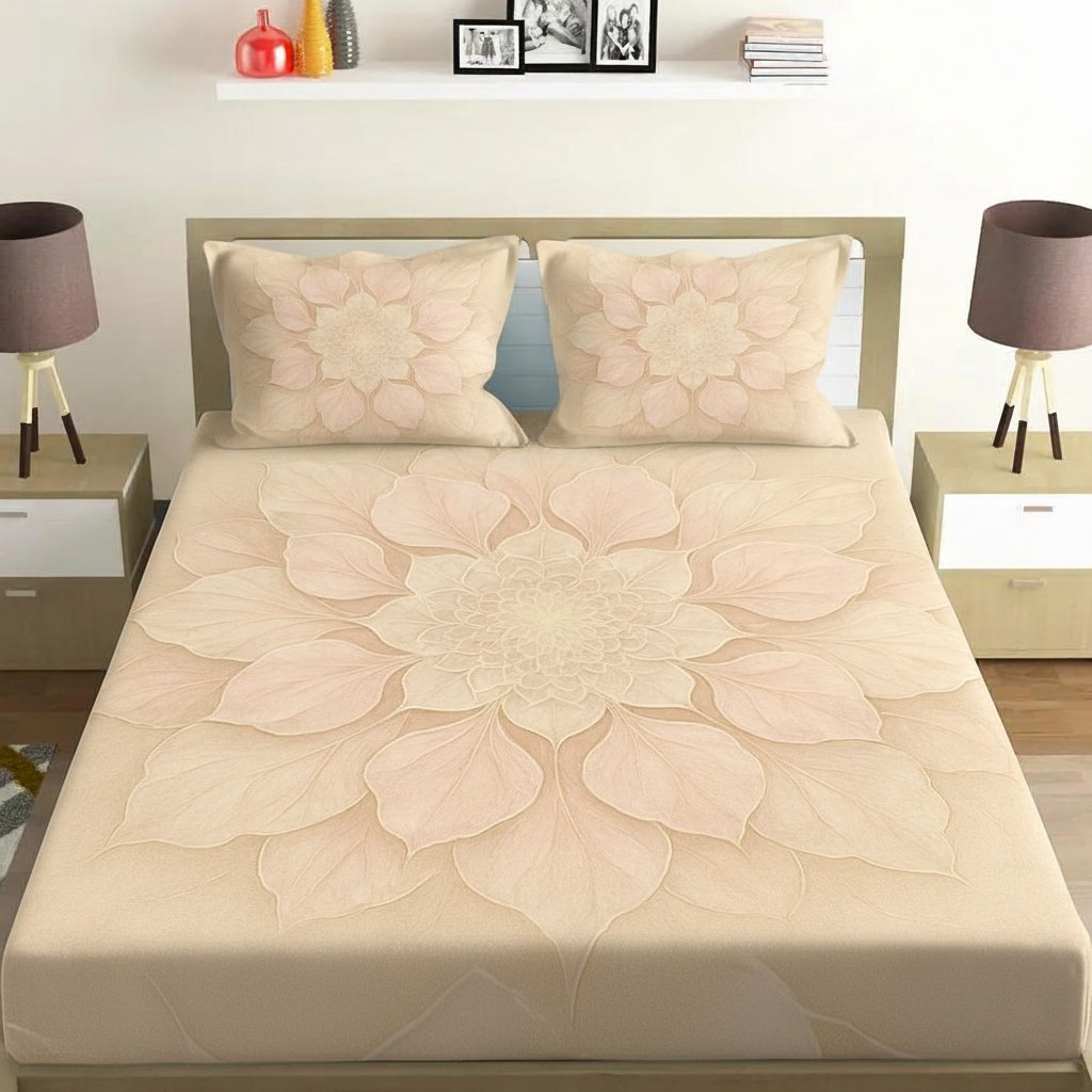 Petal Lace Medallion trendy pattern bed linen sets