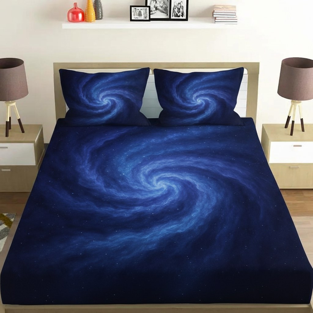 Nebula Spiral Mosaic trendy pattern bed linen sets