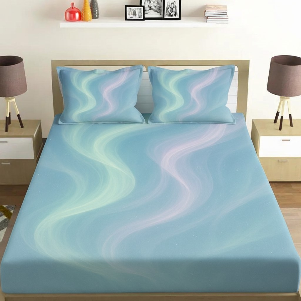 Aurora Cloud Filament trendy pattern bed linen sets