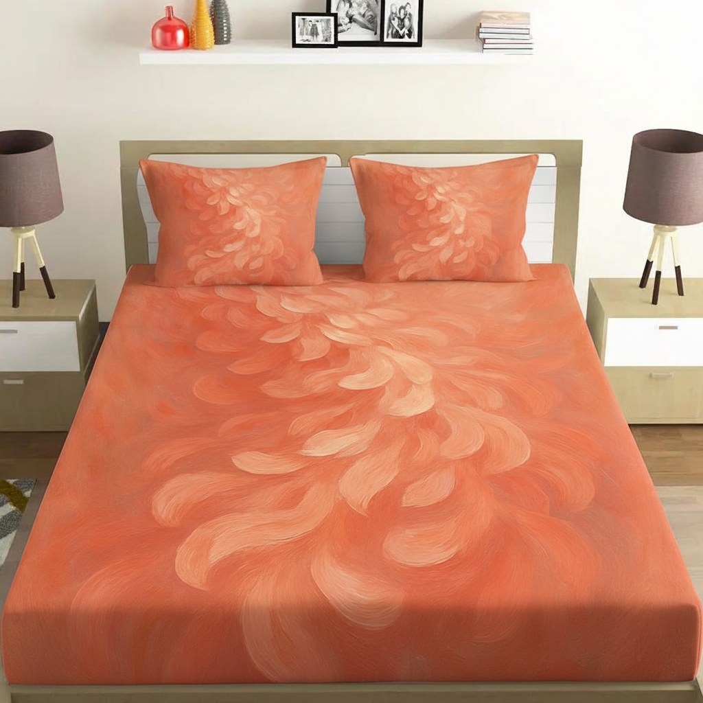 Petal Swirl Cascade personalized bedding sets