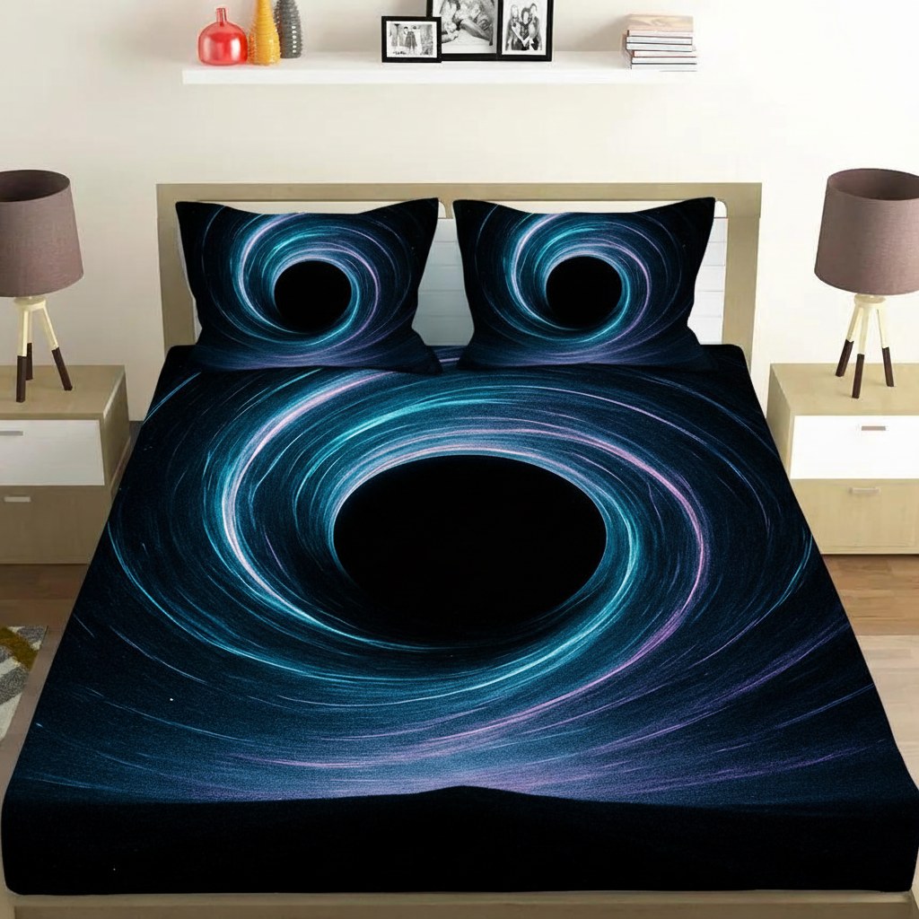 Gravity Well Silhouette trendy pattern bed linen sets