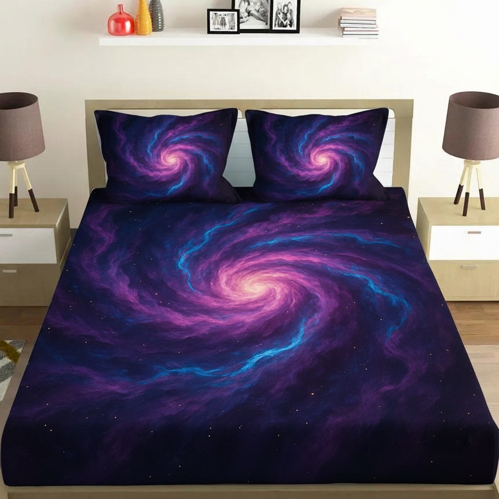 Nebula Spiral Haze Jacket trendy pattern bed linen sets