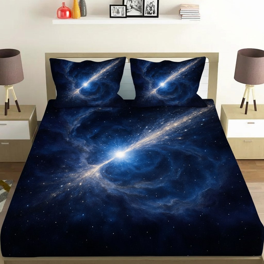 Radiant Pulsar Flow premium quality bedsheet sets