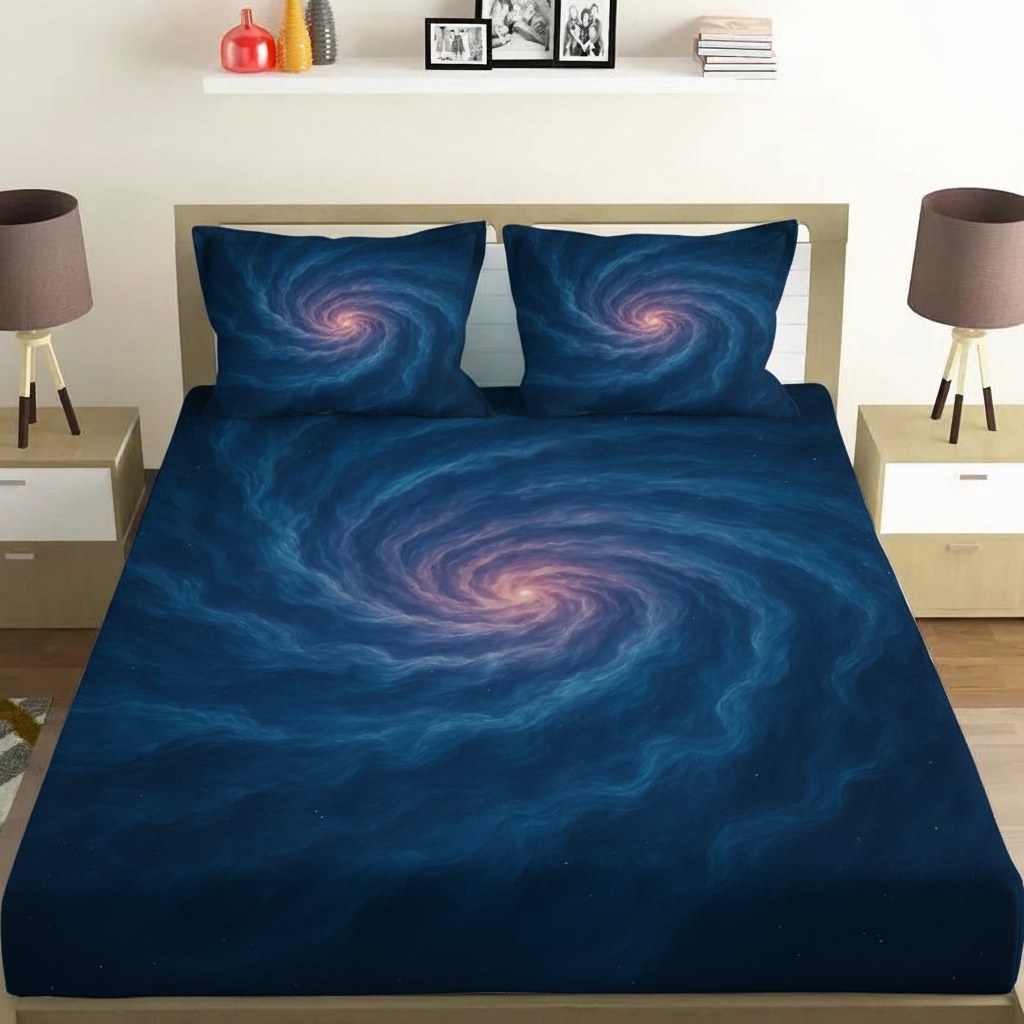 Nebula Spiral Tapestry trendy pattern bed linen sets