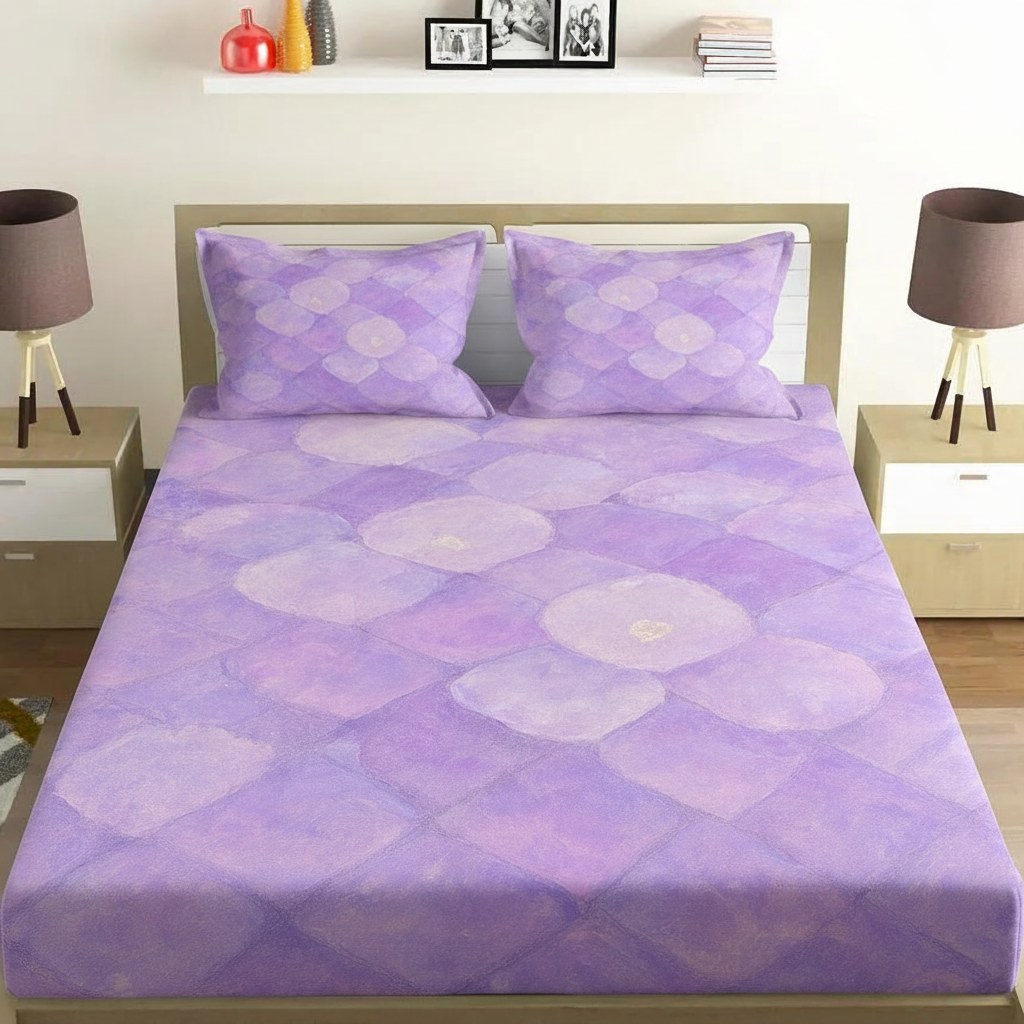 Blossom Mosaic Overlay premium quality bedsheet sets