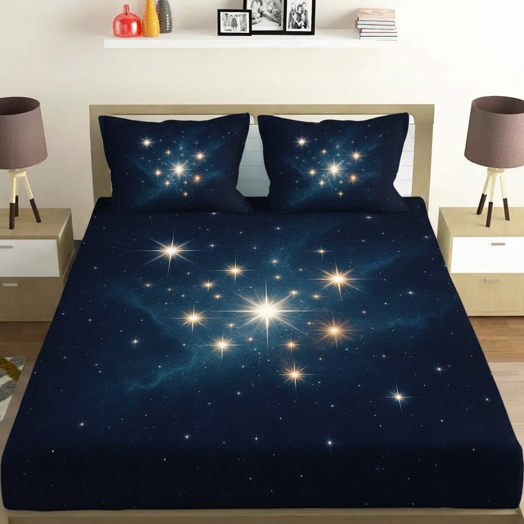 Starburst Cluster Mosaic personalized bedding sets