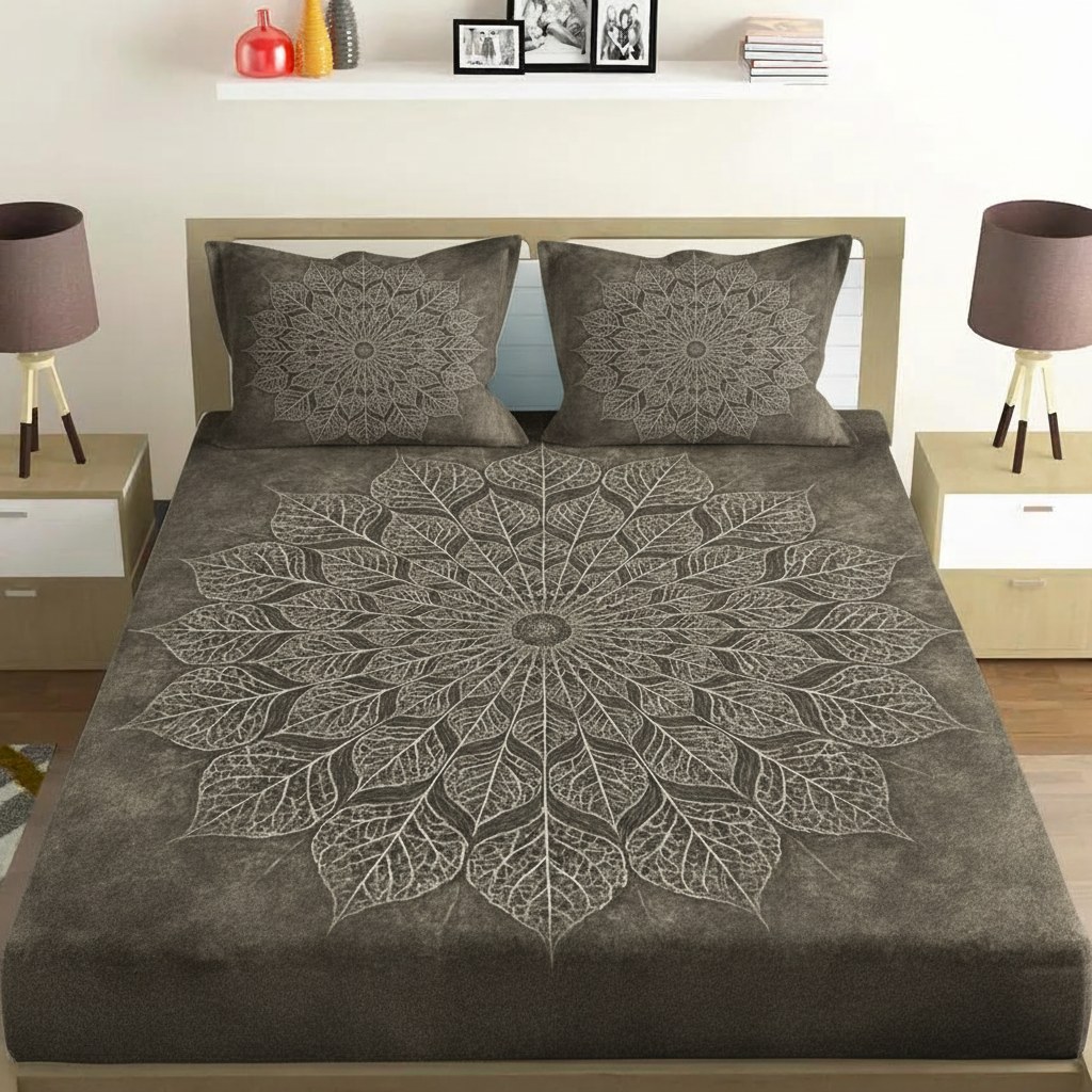 Vein Lace Mandala premium quality bedsheet sets