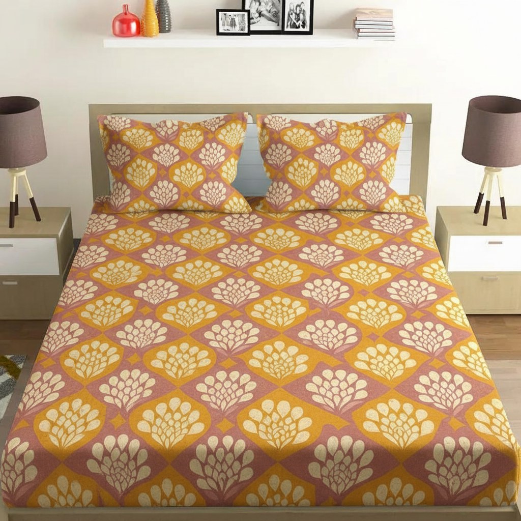Bud Cluster Geometry stylish bedding sets for home