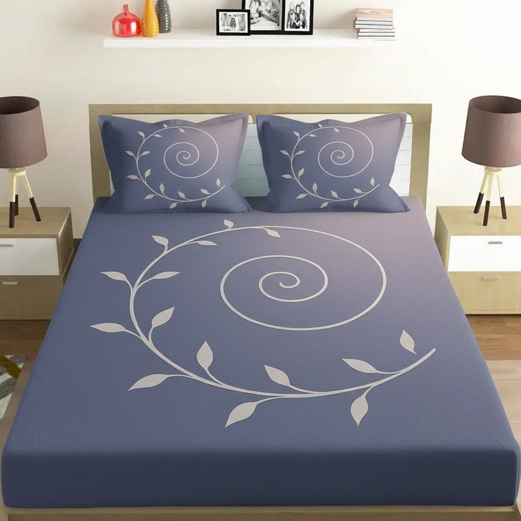 Vine Spiral Diagram premium quality bedsheet sets
