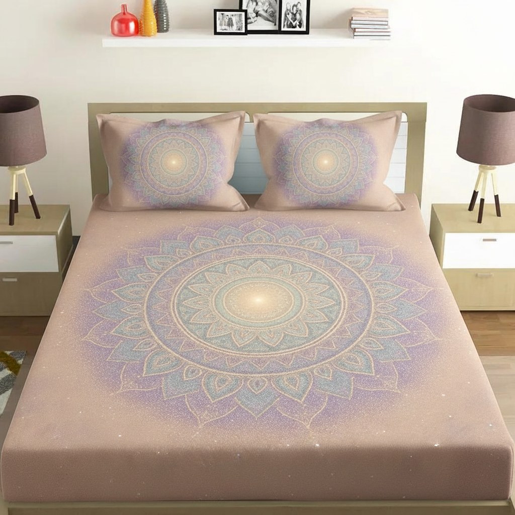 Stellar Dust Mandala trendy pattern bed linen sets