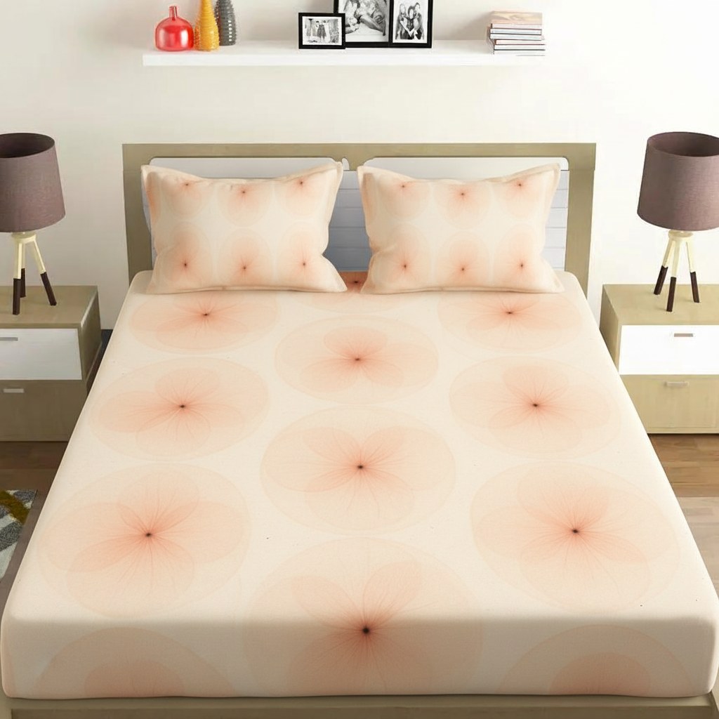 Petal Halo Grid trendy pattern bed linen sets