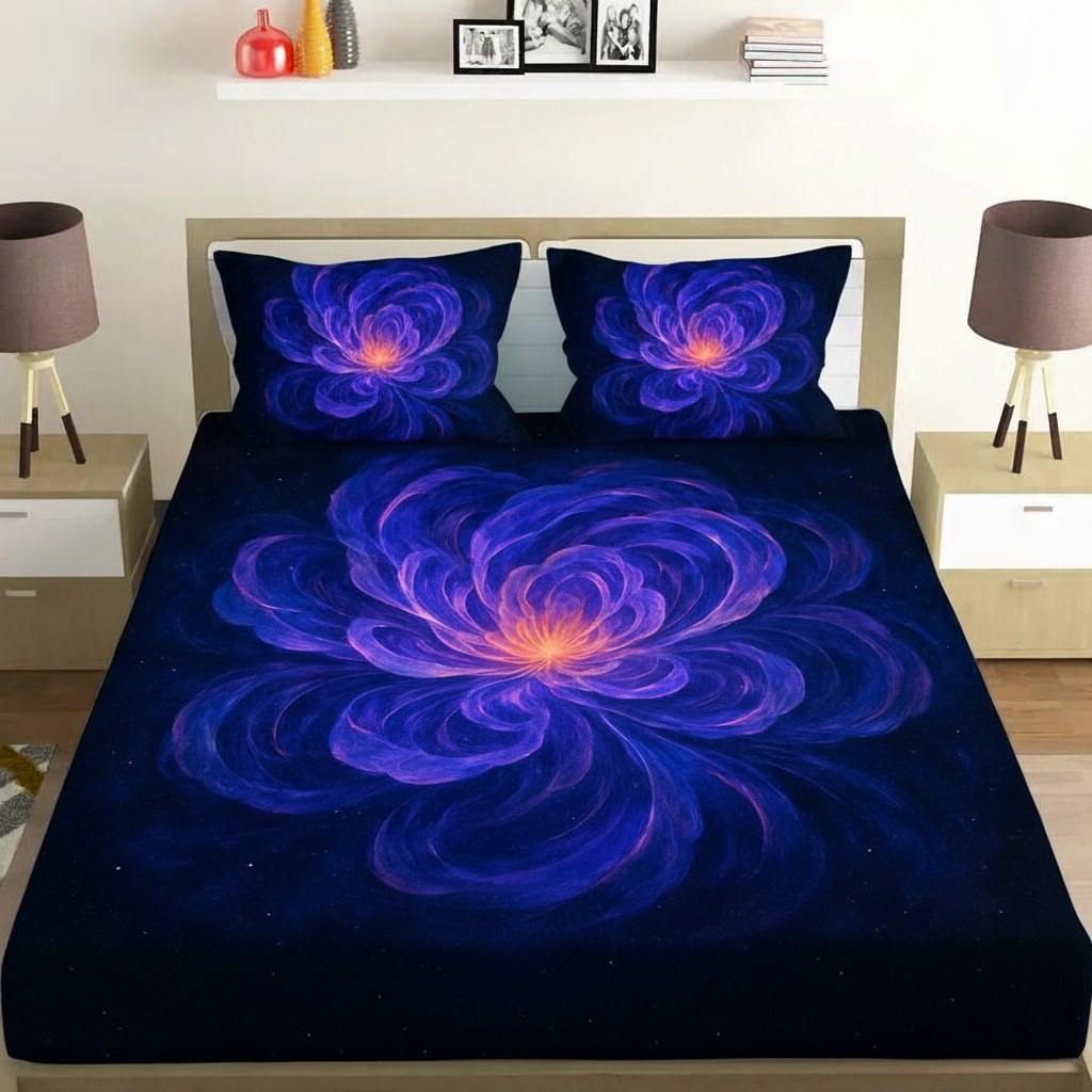 Nebula Petal Filament personalized bedding sets