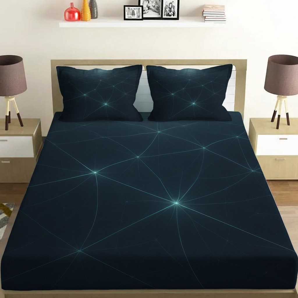 Cosmic Lattice Horizon trendy pattern bed linen sets